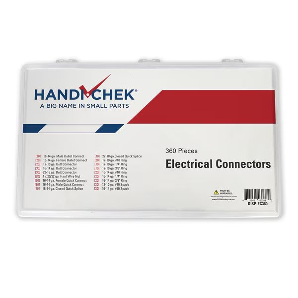 Electrical Connector Asst 360pc, Handi-Chek, Mfr#: DISP-EC360